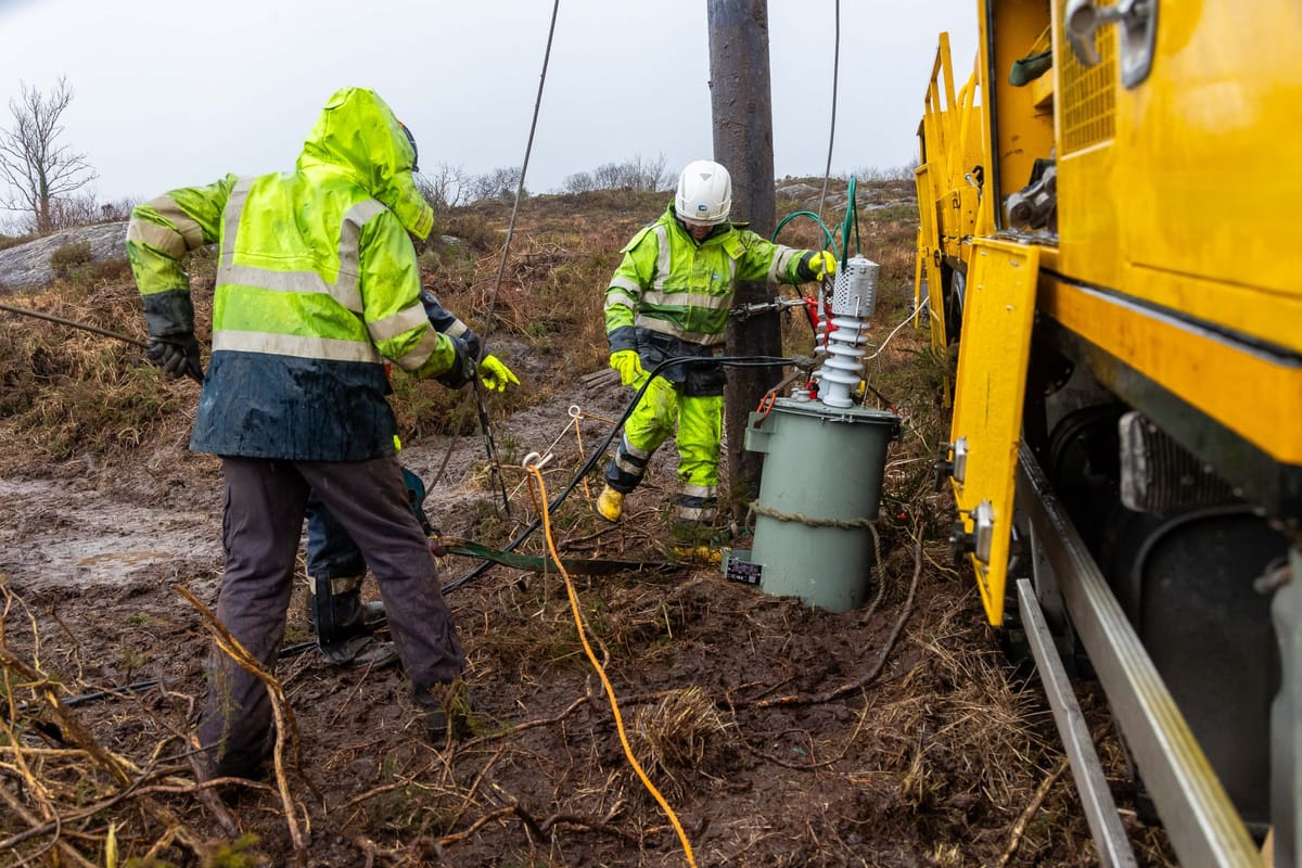 NECG Continues Recovery Efforts Following Storm Éowyn