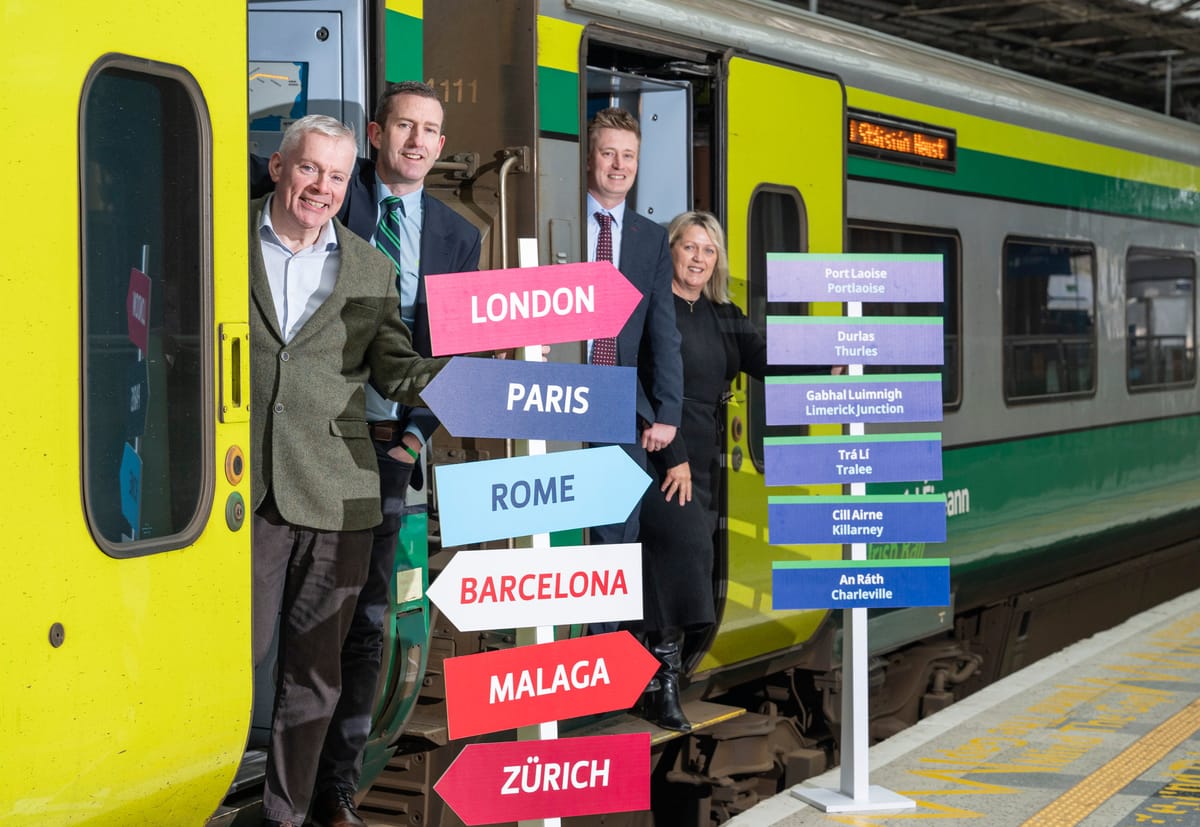 “Take the train to the plane” - Cork Airport collaborates with Iarnród Éireann and Bus Éireann to Offer Integrated Ticketing