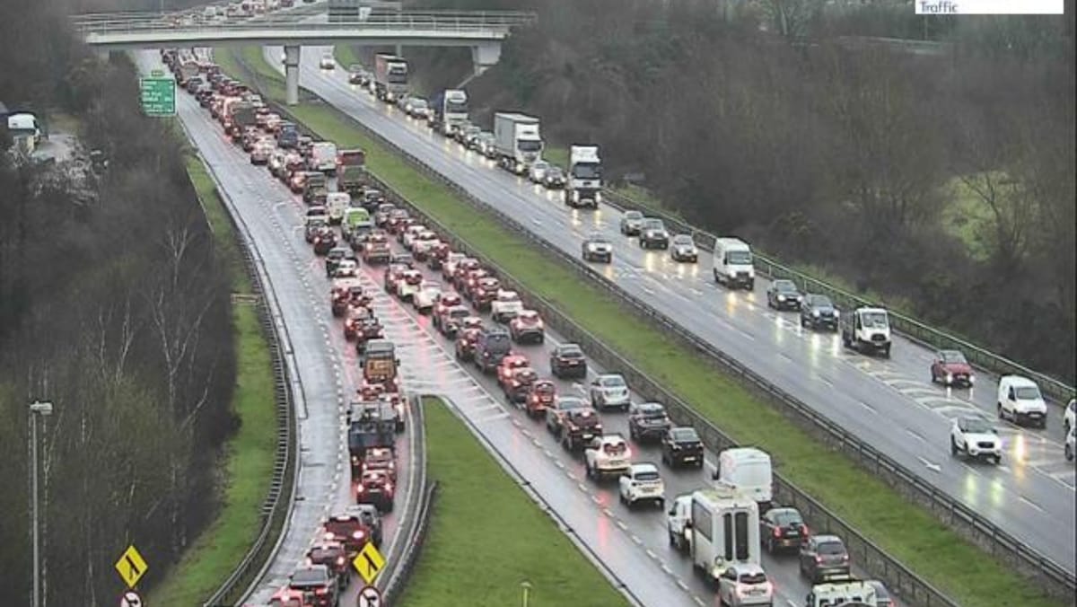 Two Separate Collision on N40 Eastbound