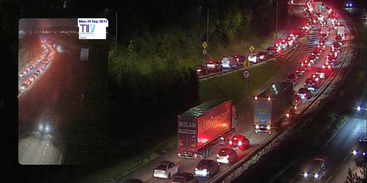 Collision on N40 South Ring Road (JLT Entrance Northbound Bore)