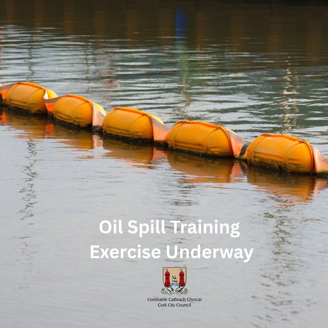Cork City Council and Fire Service to Conduct Oil Spill Training Exercise at Kennedy Quay