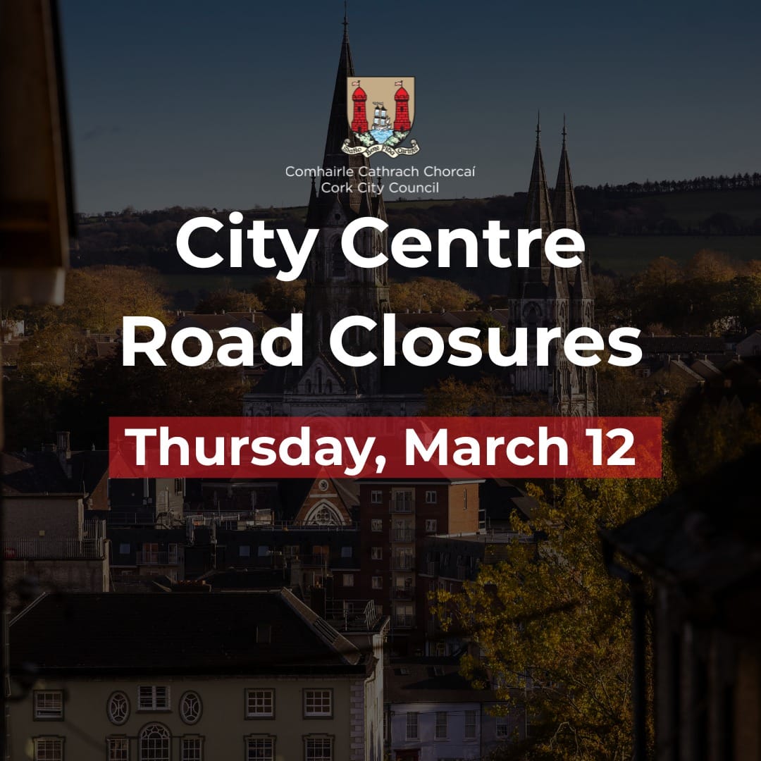 City Centre Road Closures - 4PM to 10PM