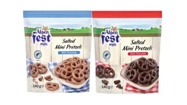 Recall of a batch of Alpenfest Style Salted Mini Pretzels Milk Chocolate and Dark Chocolate