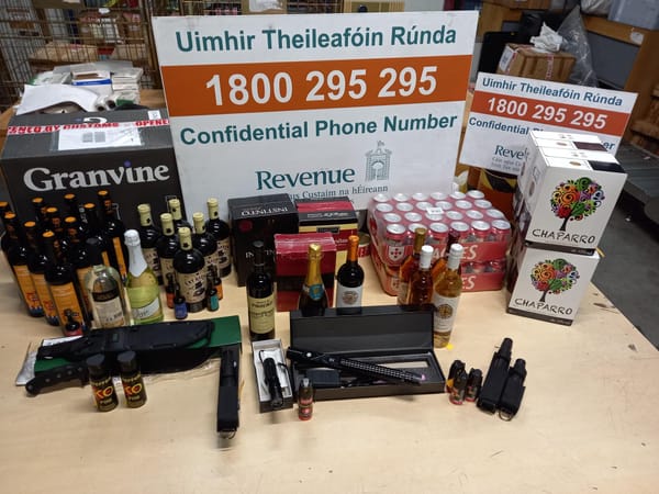 Revenue Officers Seize €765,000 Worth of Contraband Across Multiple Regions