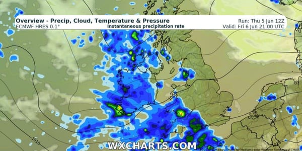 Unsettled Weather Pattern Set to Dominate Cork as June Gets Off to Soggy Start