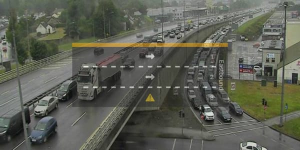 Multi-Vehicle Collision Causes Delays on N40 Eastbound Near Kinsale Road