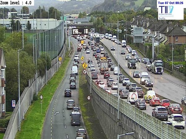 Collision on N40 Westbound